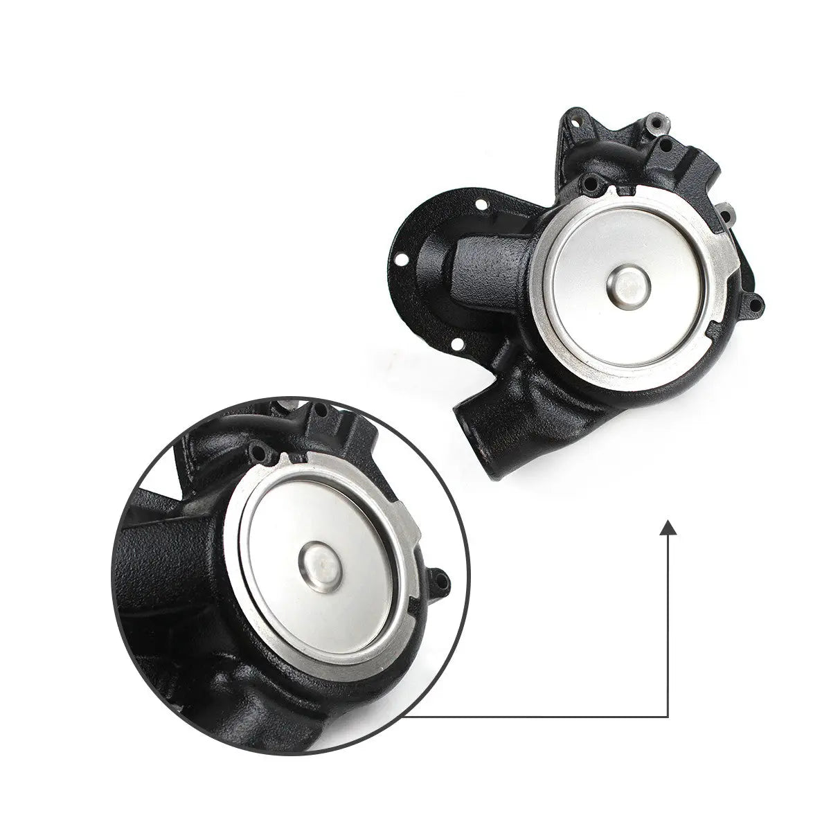 6672782 1PC Water Pump for Perkins 1004-40T - image 4
