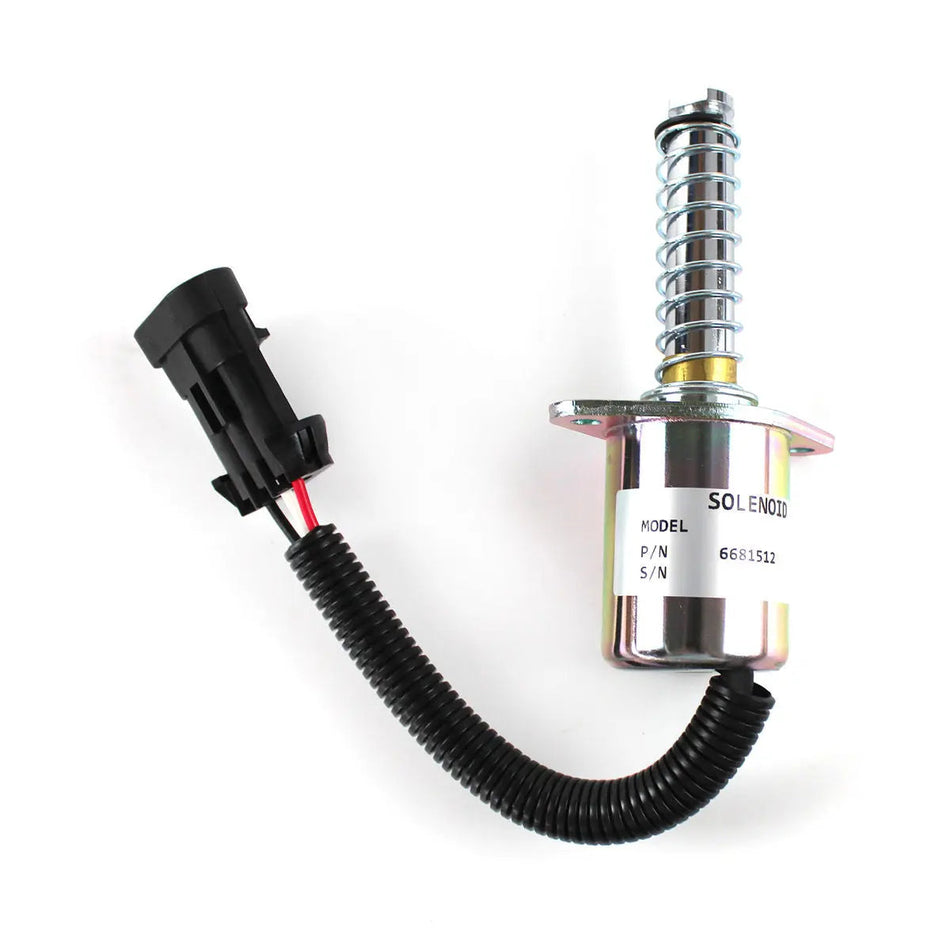 6681513 fuel shut-off solenoid for Kubota Bobcat Skid Steer S150 S160 S175