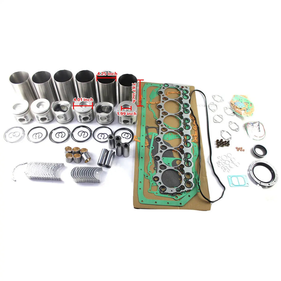 6D34 6D34T Engine Rebuild Kit for Kobelco SK200-5 SK200-6 SK230-6E Excavator - image 2