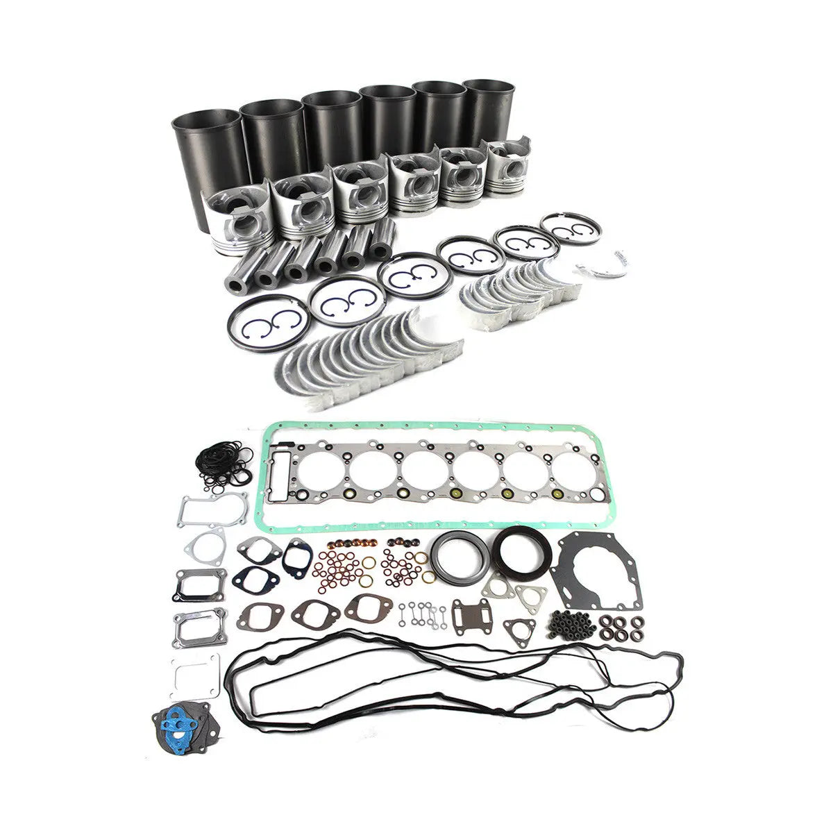 6HK1 6HK1T Engine Overhaul Rebuild Kit for Hitachi ZX330 EX356 Excavator - image 3