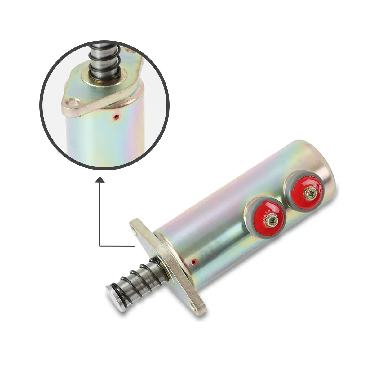 6N9987 fuel shut-off solenoid for Caterpillar 225D 229 613B Excavator - image 3