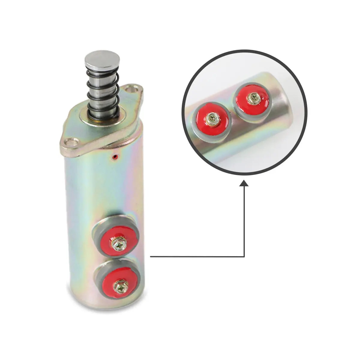 6N9987 fuel shut-off solenoid for Caterpillar 225D 229 613B Excavator - image 4