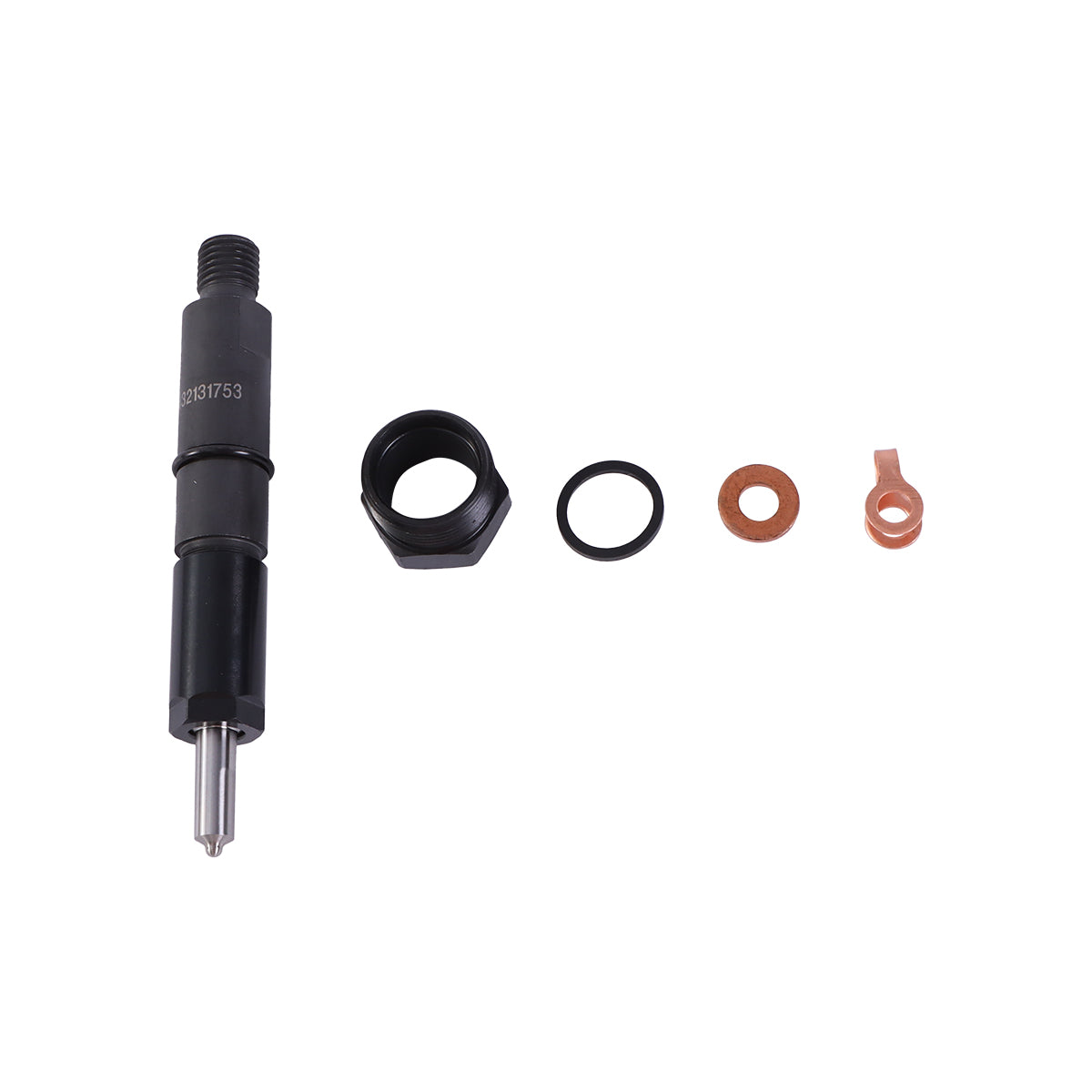 6-Pack Fuel Injector 0432131753 389-7596 Compatible with Dodge Cummins 6BTA 5.9L 350HP