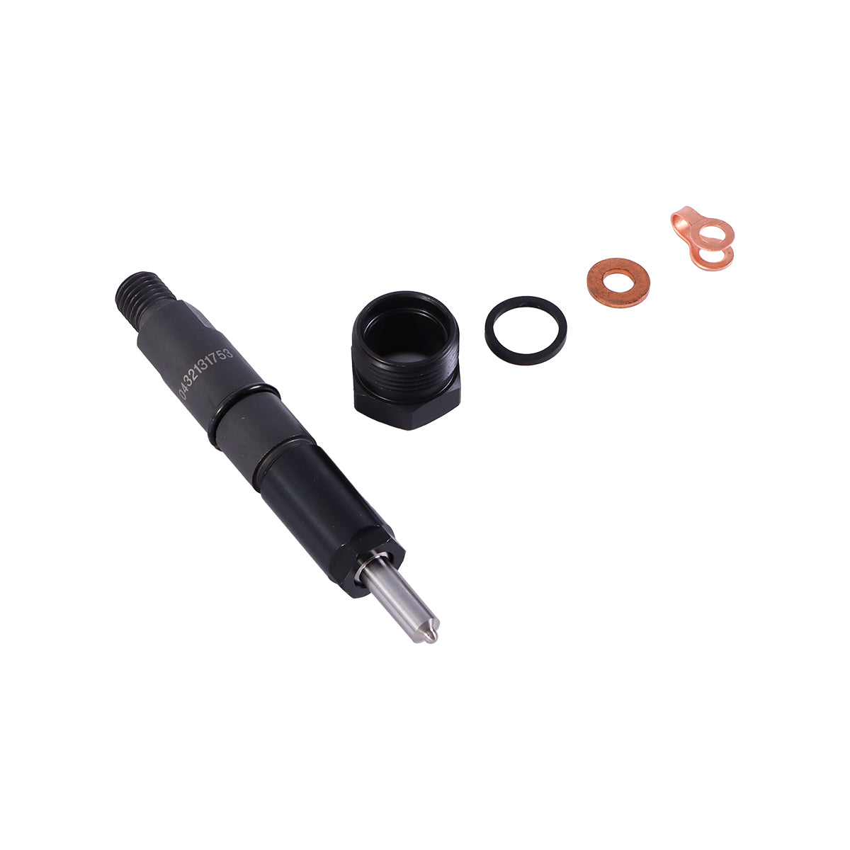 6-Pack Fuel Injector 0432131753 389-7596 Compatible with Dodge Cummins 6BTA 5.9L 350HP