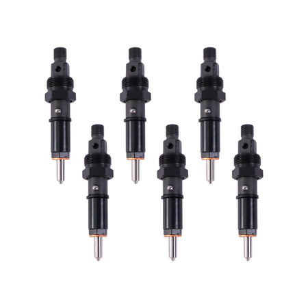 6-Pack Fuel Injector 0432131753 389-7596 Compatible with Dodge Cummins 6BTA 5.9L 350HP