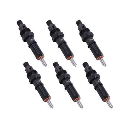 6-Pack Fuel Injector 0432131753 389-7596 Compatible with Dodge Cummins 6BTA 5.9L 350HP