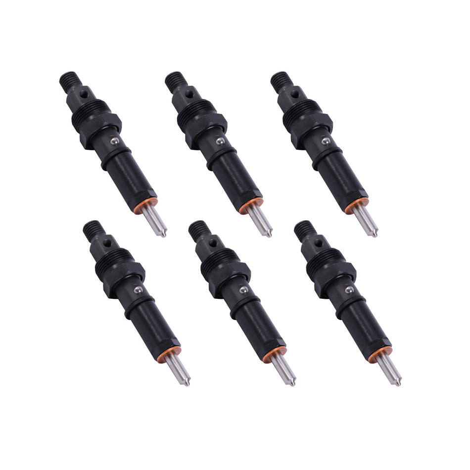 6-Pack Fuel Injector 0432131753 389-7596 Compatible with Dodge Cummins 6BTA 5.9L 350HP