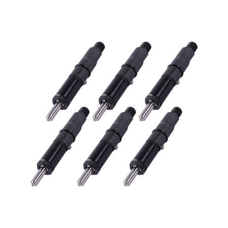 6-Pack Fuel Injector 0432131753 389-7596 Compatible with Dodge Cummins 6BTA 5.9L 350HP