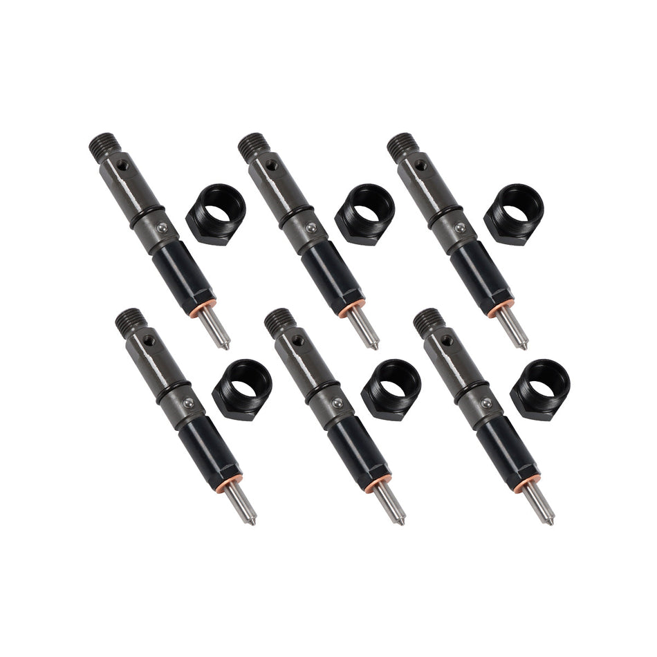 6-Pack Fuel Injector 0432133787 3939696 Compatible with Cummins 6B5.9 QSB5.9 Engine