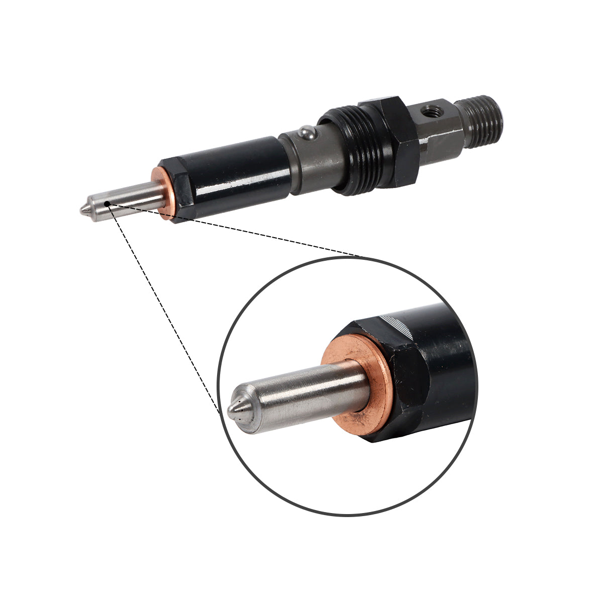 6-Pack Fuel Injector 0432133787 3939696 Compatible with Cummins 6B5.9 QSB5.9 Engine