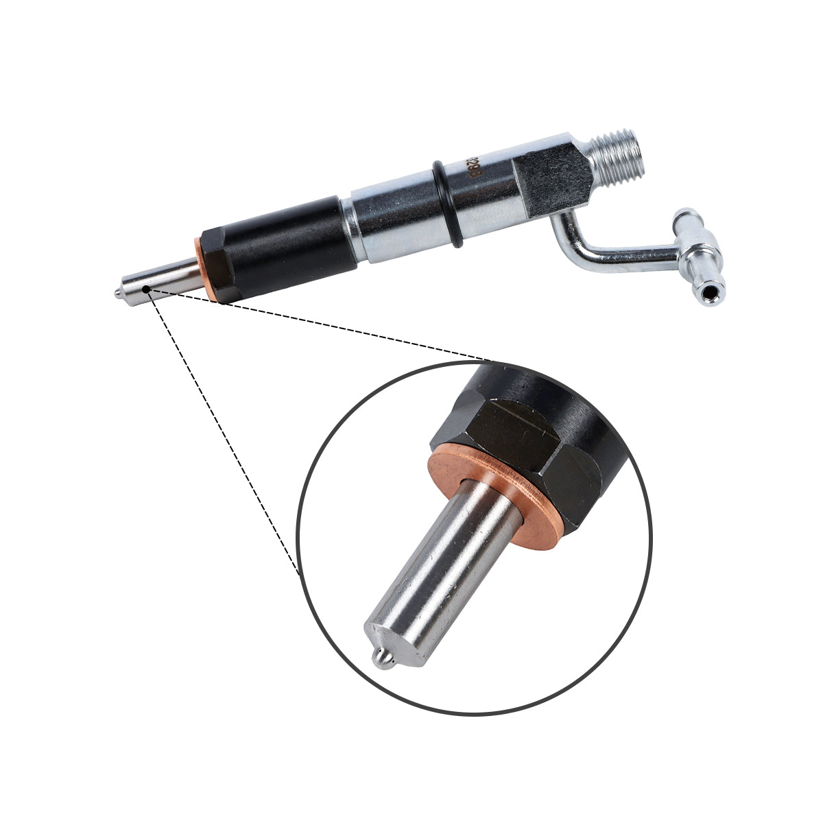 6-Pack Fuel Injector 128-3293 1283293 Compatible with Caterpillar CAT D5C D5G 939C 315B 315A Engine