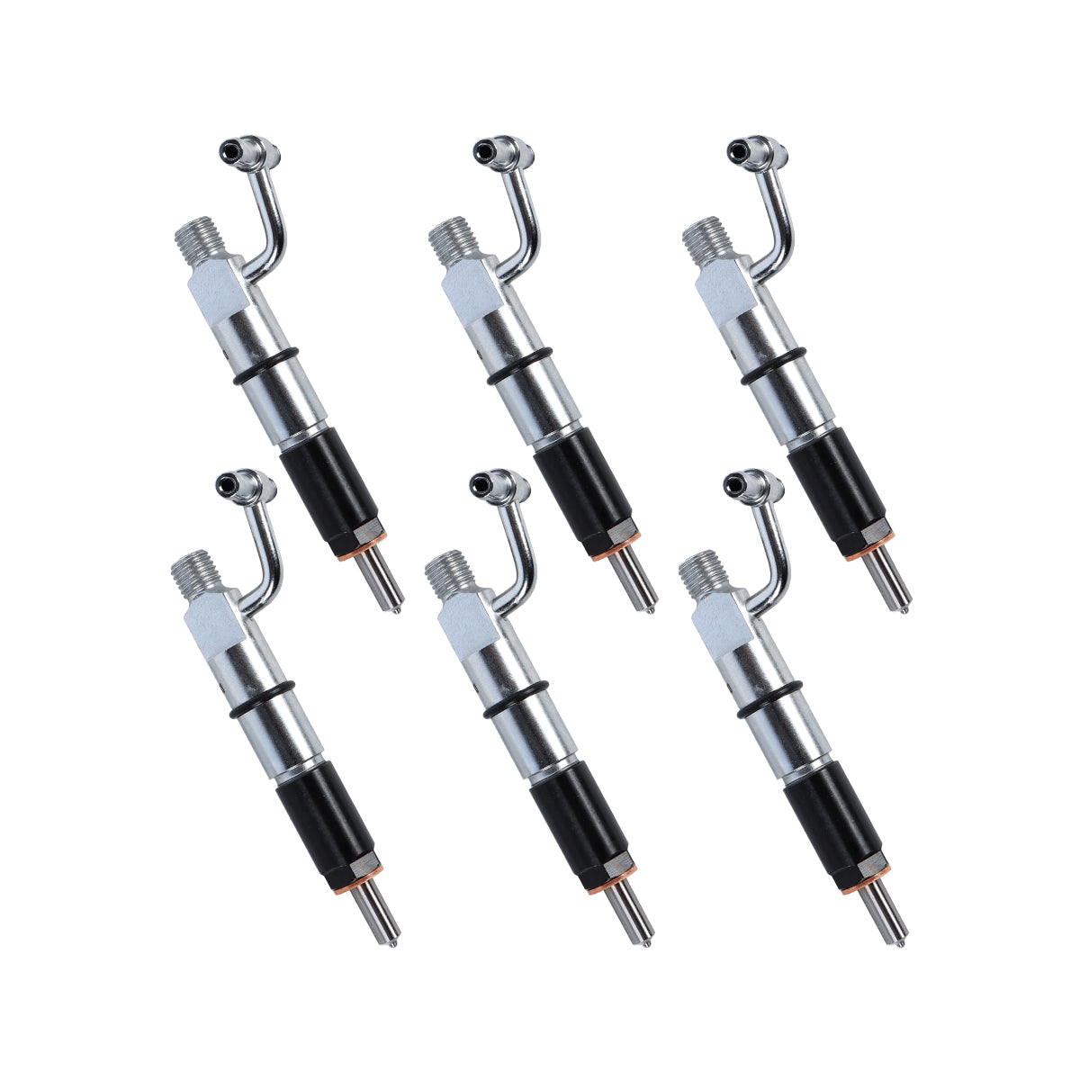 6-Pack Fuel Injector 128-3293 1283293 Compatible with Caterpillar CAT D5C D5G 939C 315B 315A Engine