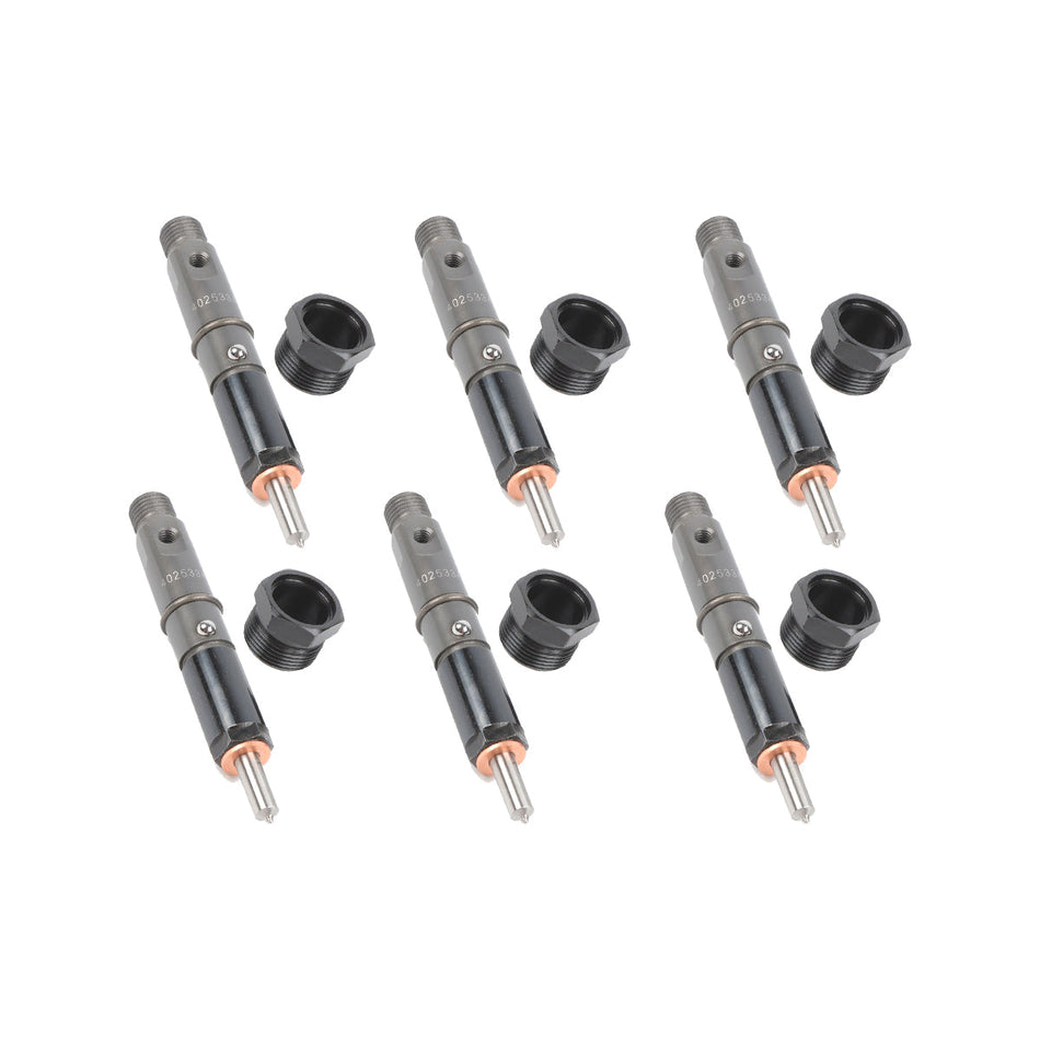 6-Pack Fuel Injector 4025334 Compatible with Cummins 4B3.9 6B5.9 Engine