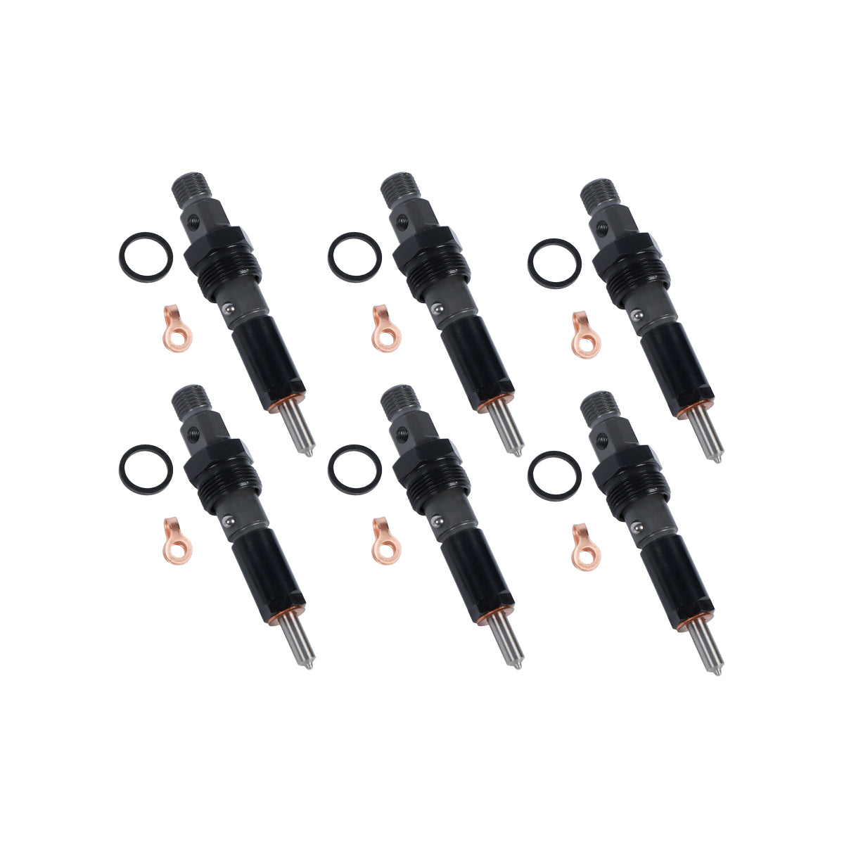 6-Pack Fuel Injector 4089270 3939696 Compatible with Cummins QSB5.9 Engine