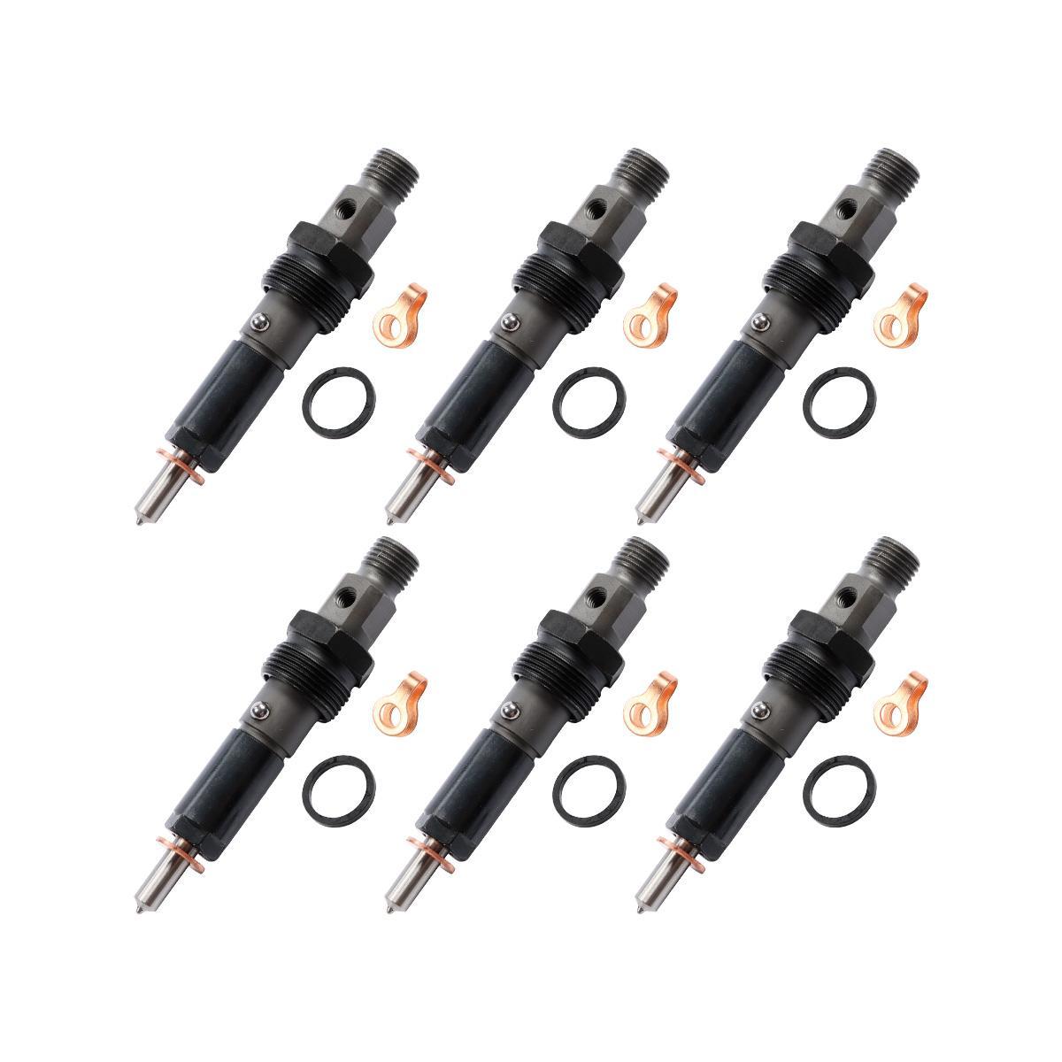 6-Pack Fuel Injector 4089270RX Compatible with Cummins 5.9L B Engine 6BT ISB QSB Series