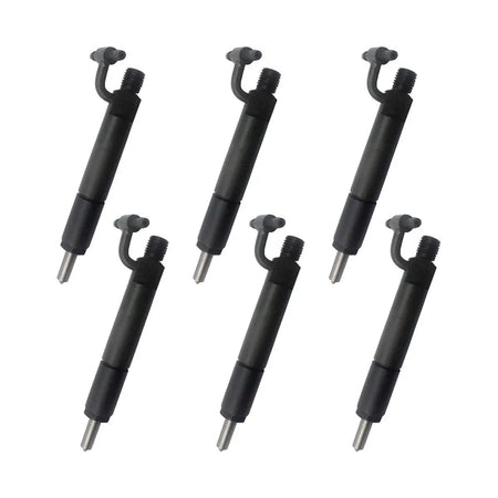 6-Pack Fuel Injectors 6202-13-3110 Compatible with Komatsu 6D95 4D95 PC200-6 PC220-5