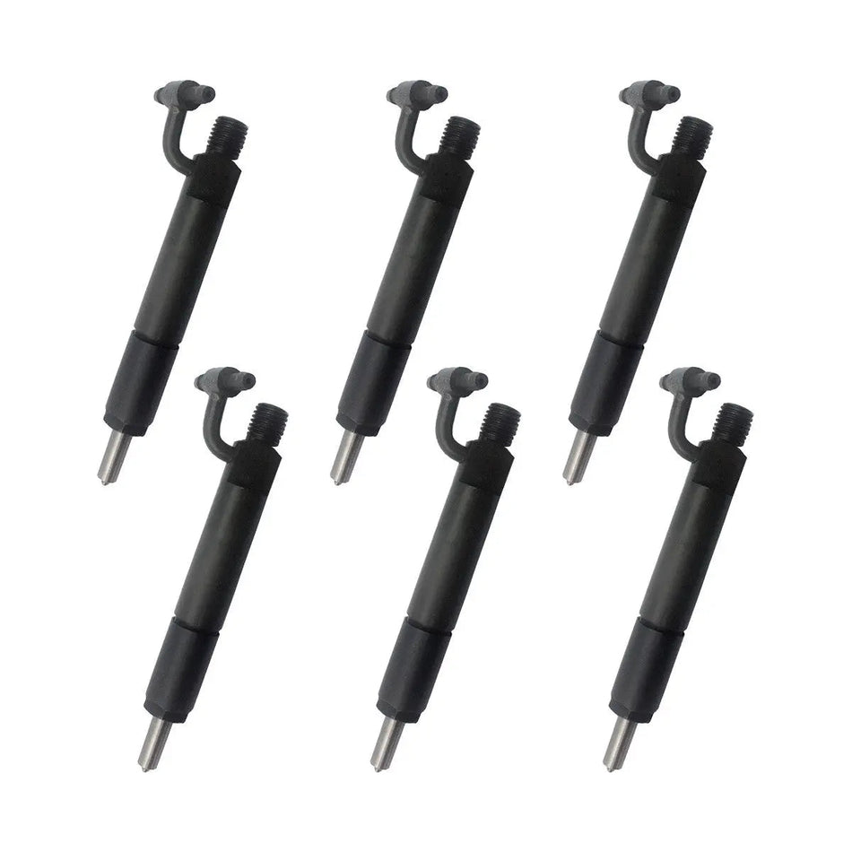 6-Pack Fuel Injectors 6202-13-3110 Compatible with Komatsu 6D95 4D95 PC200-6 PC220-5