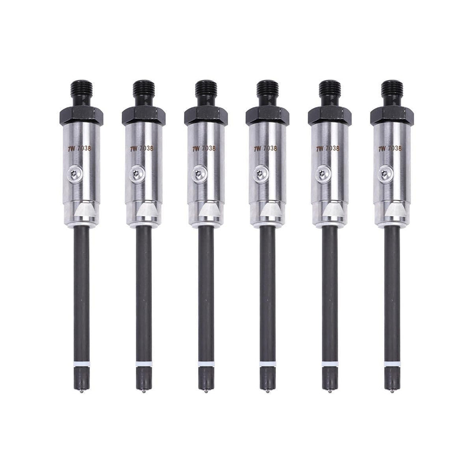 6-Pack Fuel Injector 7W-7038 Compatible with Caterpillar CAT 3306 Engine