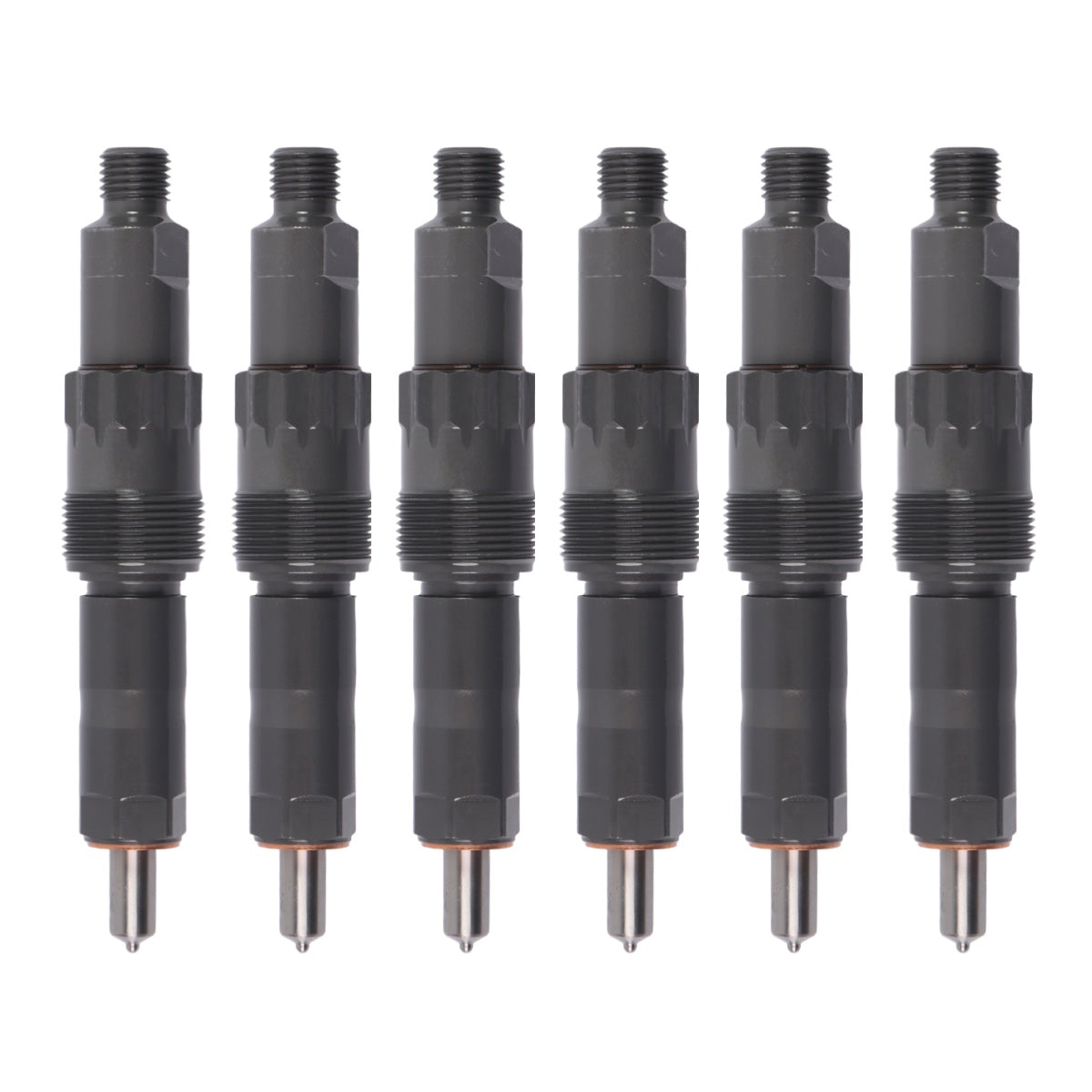 6-Pack Fuel Injector AR74665 Compatible with John Deere Engine 6404 6466 Tractor 4040 4240 4440