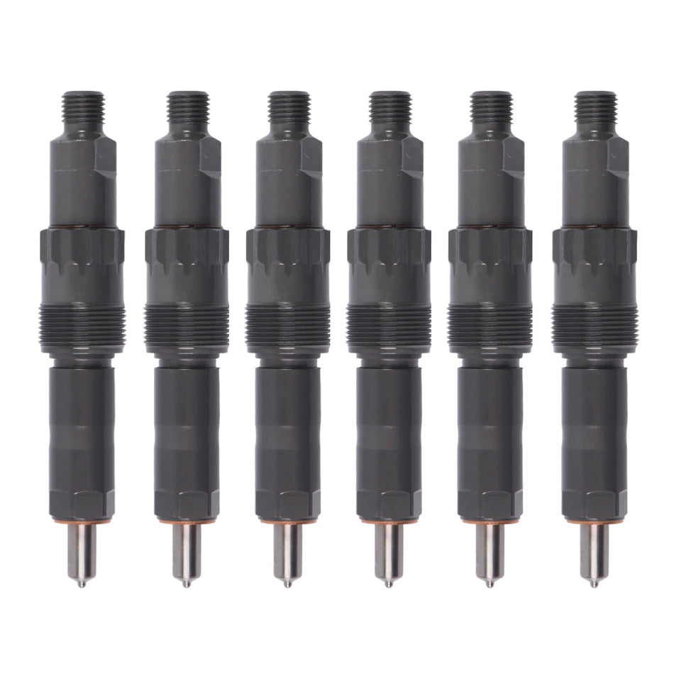 6-Pack Fuel Injector AR74665 Compatible with John Deere Engine 6404 6466 Tractor 4040 4240 4440