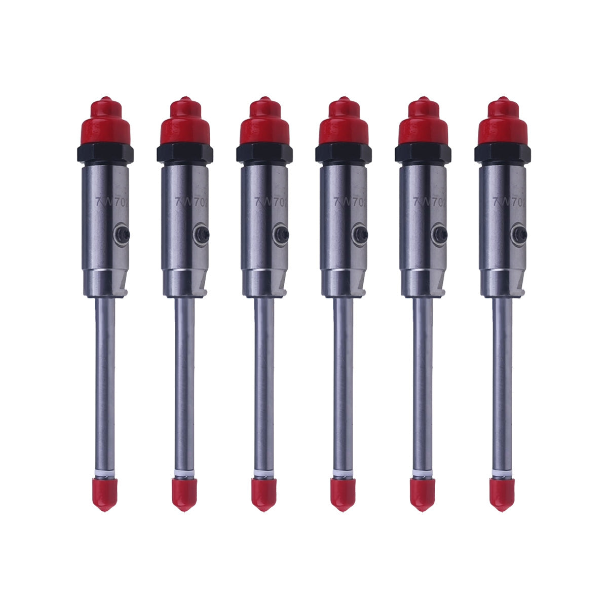 6-Pack Fuel Injector Nozzle 7W7026 Compatible with Caterpillar CAT Engine 3406B 3412 Tractor D9R D9 GC