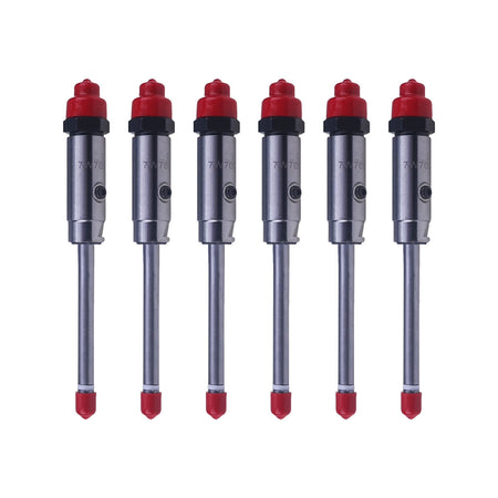 6-Pack Fuel Injector Nozzle 7W7026 Compatible with Caterpillar CAT Engine 3406B 3412 Tractor D9R D9 GC