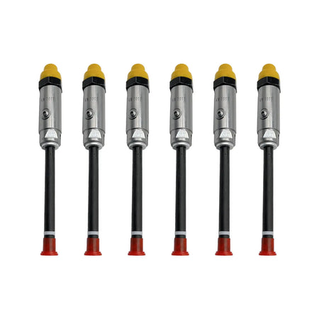 6-Pack Fuel Injector Pencil Nozzle 4W7017 4W-7017 Compatible with CAT Caterpillar 3306 3406 3406B 3406C 3412