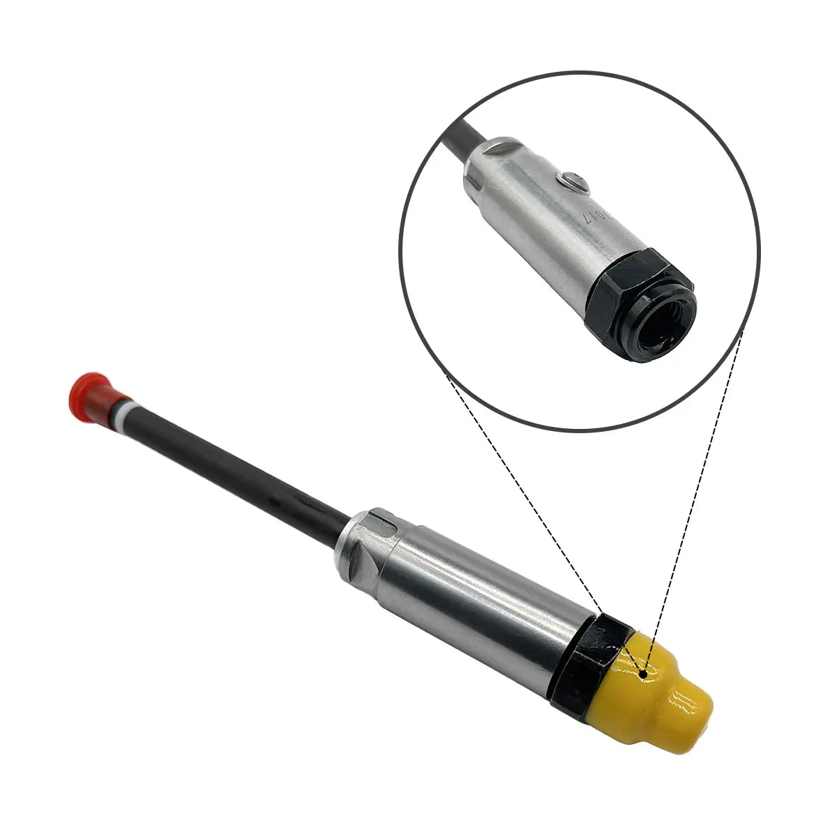 6-Pack Fuel Injector Pencil Nozzle 4W7017 4W-7017 Compatible with CAT Caterpillar 3306 3406 3406B 3406C 3412