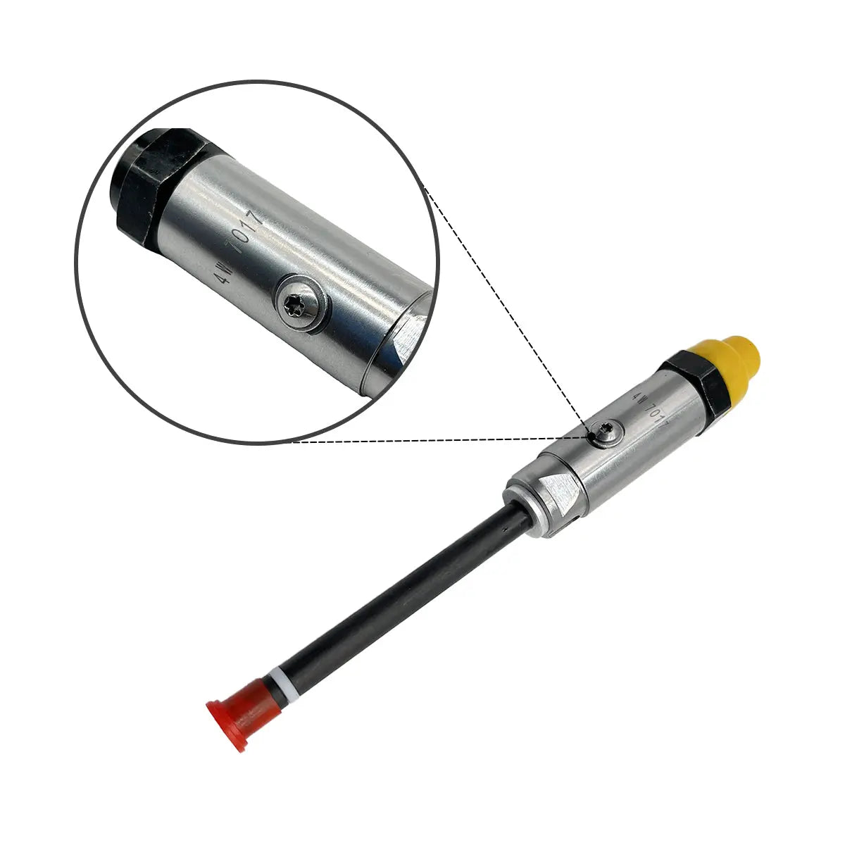 6-Pack Fuel Injector Pencil Nozzle 4W7017 4W-7017 Compatible with CAT Caterpillar 3306 3406 3406B 3406C 3412