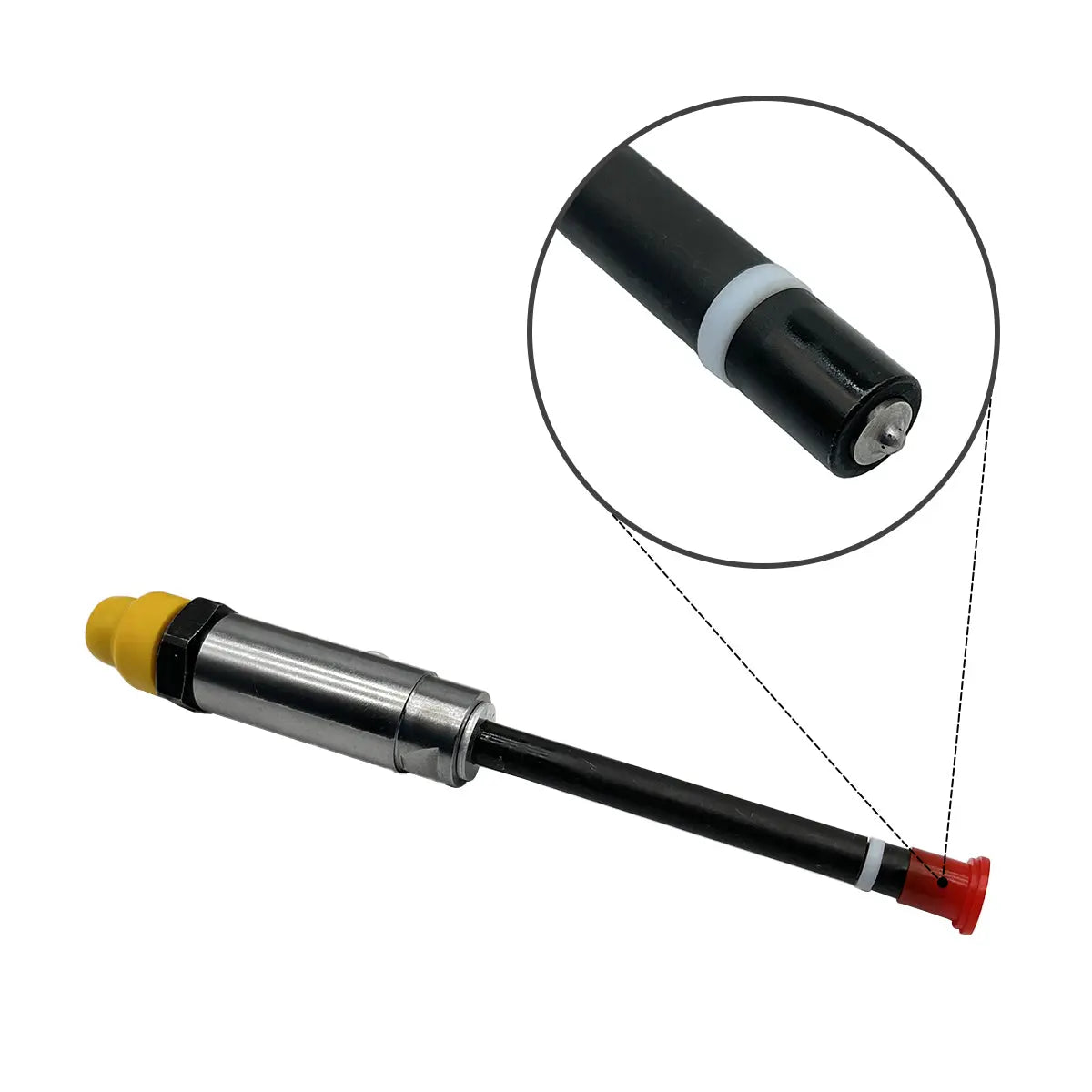 6-Pack Fuel Injector Pencil Nozzle 4W7017 4W-7017 Compatible with CAT Caterpillar 3306 3406 3406B 3406C 3412