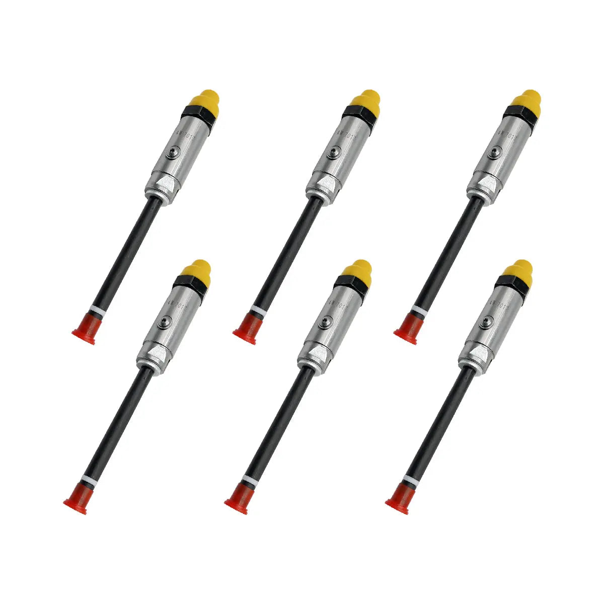 6-Pack Fuel Injector Pencil Nozzle 4W7017 4W-7017 Compatible with CAT Caterpillar 3306 3406 3406B 3406C 3412