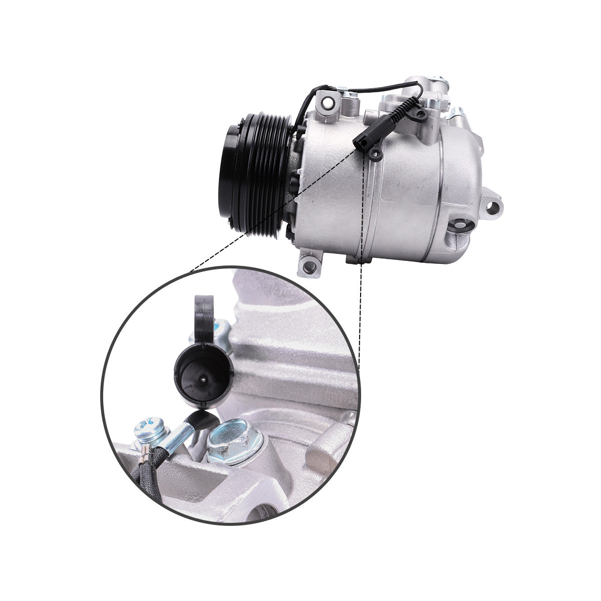 64509182797 A/C Compressor 6PK 12V for BMW X3 - image 3