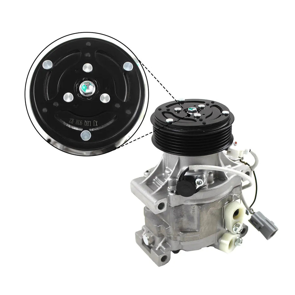 447220-6361 A/C Compressor 6PK 12V for Toyota Yaris SCSA06C 1.3 1.5 - image 2
