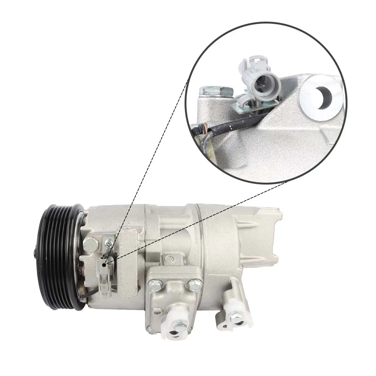 95200-76KA0 6PK 12V A/C Compressor for 2009-2013 Suzuki Grand Vitara Kizashi - image 2