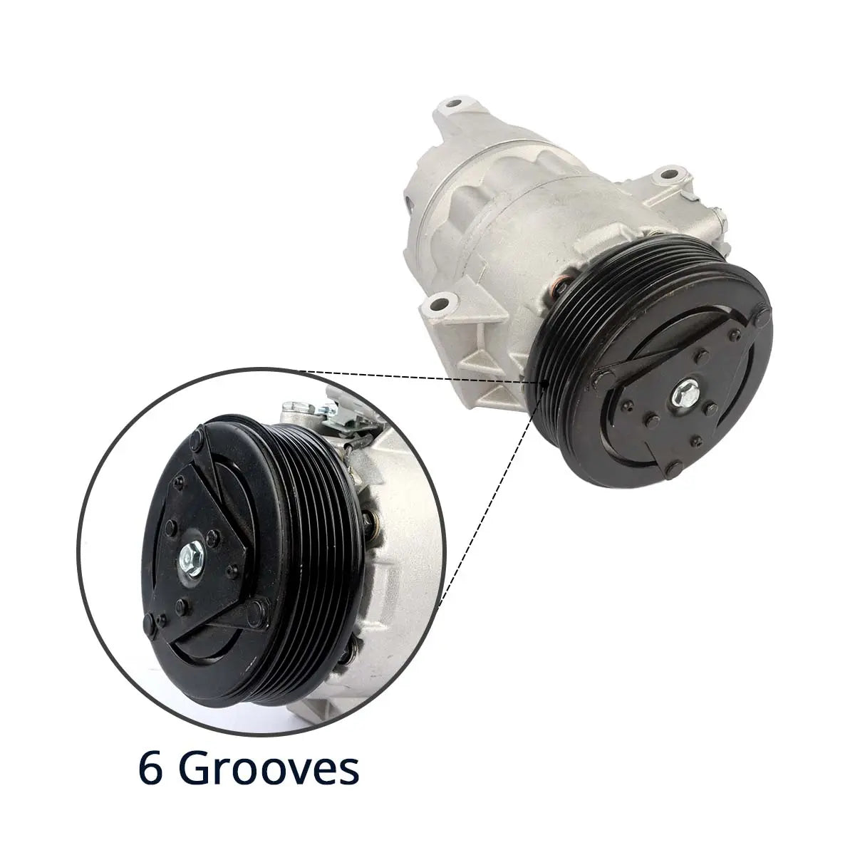 95200-76KA0 6PK 12V A/C Compressor for 2009-2013 Suzuki Grand Vitara Kizashi - image 3