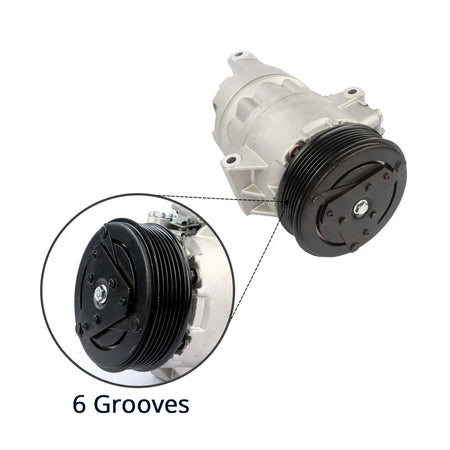 95200-76KA0 6PK 12V A/C Compressor for 2009-2013 Suzuki Grand Vitara Kizashi - image 3