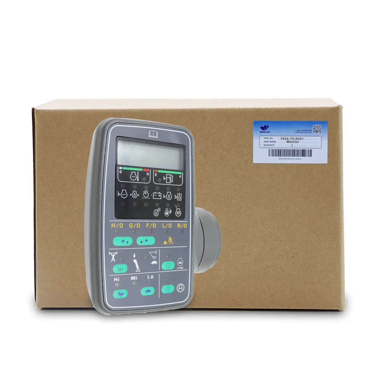 7834-70-6001 monitor display panel for Komatsu PC100-6 PC230-6 Excavator - image 4