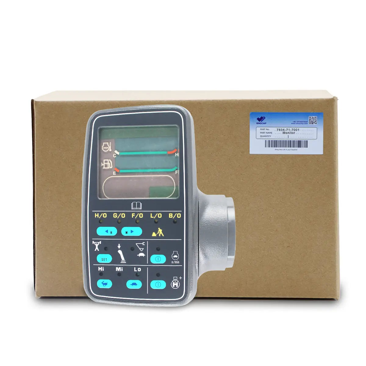 7834-71-7001 monitor display panel for Komatsu PC200-6 PC220-6 Excavator - image 4