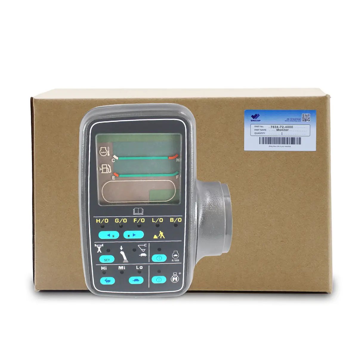 Topsealkit 7834-72-4000 monitor display panel, for Komatsu Excavator PC200-6 PC200LC-6 - image 4