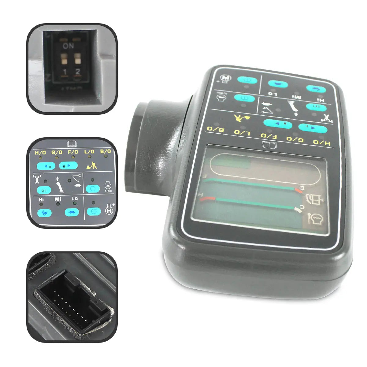 monitor display panel 7834-76-2002 for Komatsu PC100L-6 PC120-6 PC130-6 Excavator - image 3
