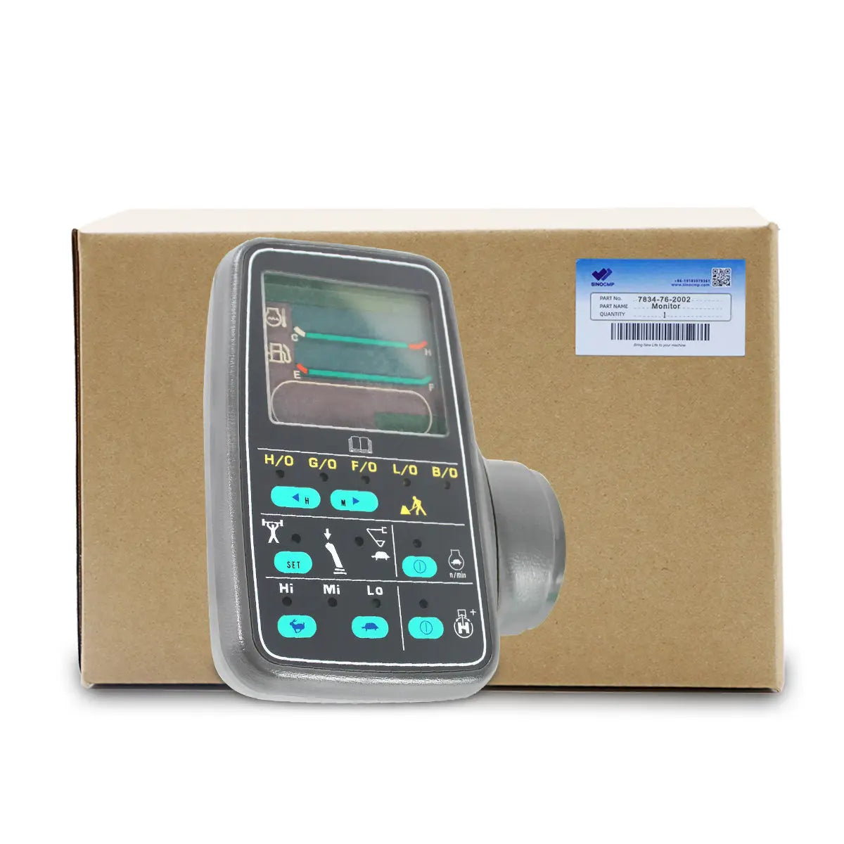 monitor display panel 7834-76-2002 for Komatsu PC100L-6 PC120-6 PC130-6 Excavator - image 4