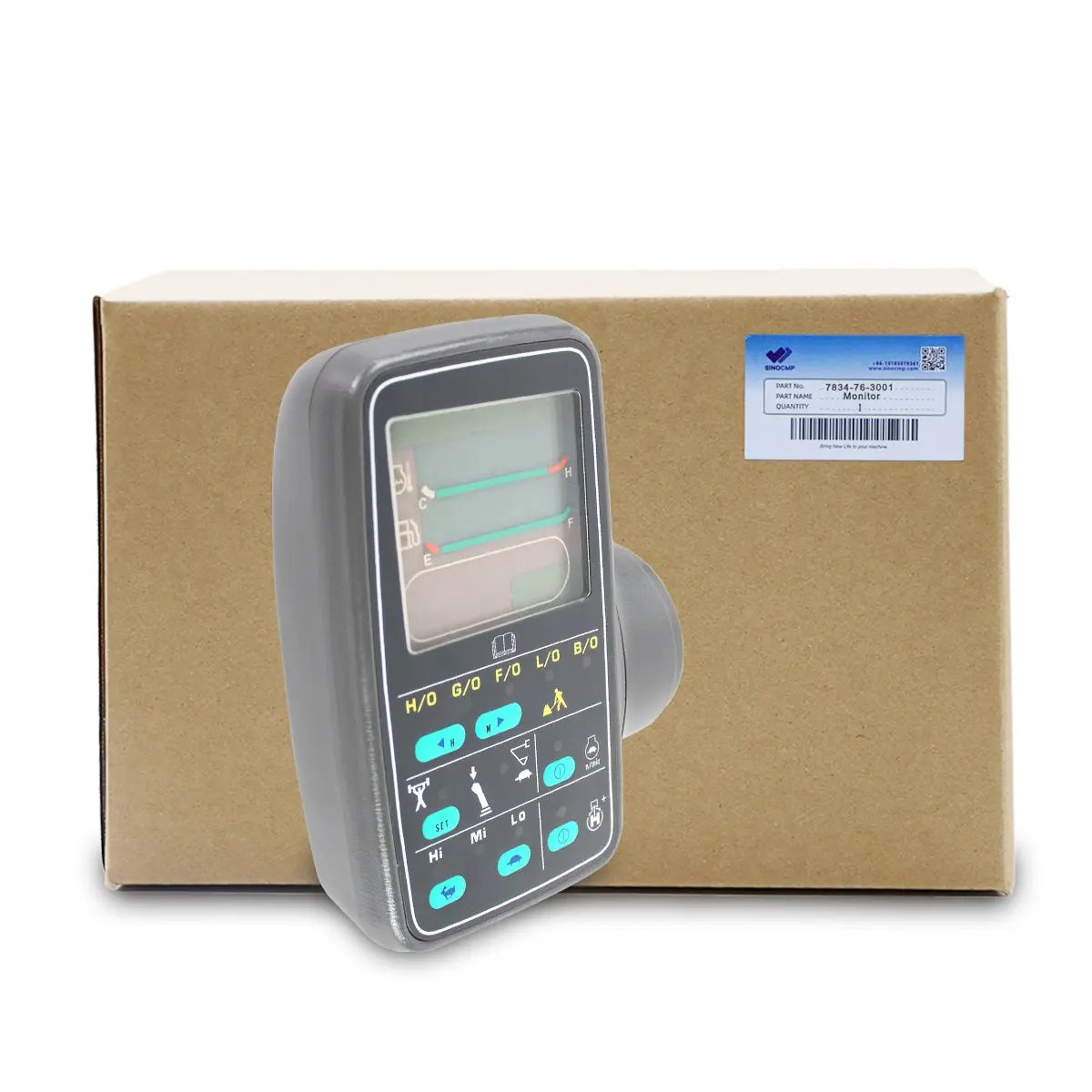 7834-76-3002 monitor display panel for Komatsu PC200-6 Excavator - image 4
