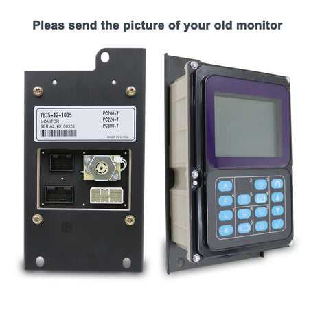 7835-12-1005 monitor display panel for Komatsu PC160LC-7 PC200-7 PC300-7 Excavator - image 2