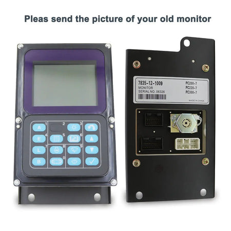 7835-12-1009 monitor display panel for Komatsu PC200-7 PC220-7 PC300-7 Excavator - image 4