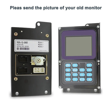 Topsealkit 7835-12-3003 monitor display panel, for Komatsu Excavator PC360-7 - image 2