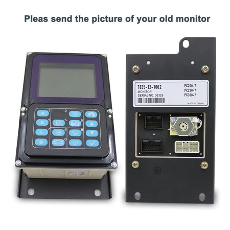 Topsealkit 7835-12-1002 monitor display panel, for Komatsu PC200-7 PC210-7 PC300-7 Excavator - image 3