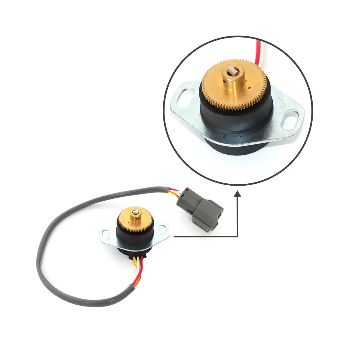 Topsealkit 7861-93-4130 throttle motor positioner, for Komatsu PC120-6 PC200-6 Excavator - image 3