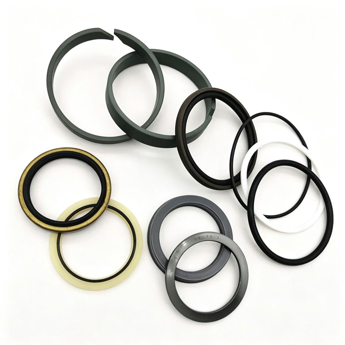 Hitachi, Hitachi EX60, EX60, Bucket Cylinder Seal Kit, Hydraulic Cylinder Seal Kit, Excavator Seal Kit, Hitachi Excavator Parts, Heavy Machinery Parts, Oil Seal, O Ring Kit, 4217004 4194434