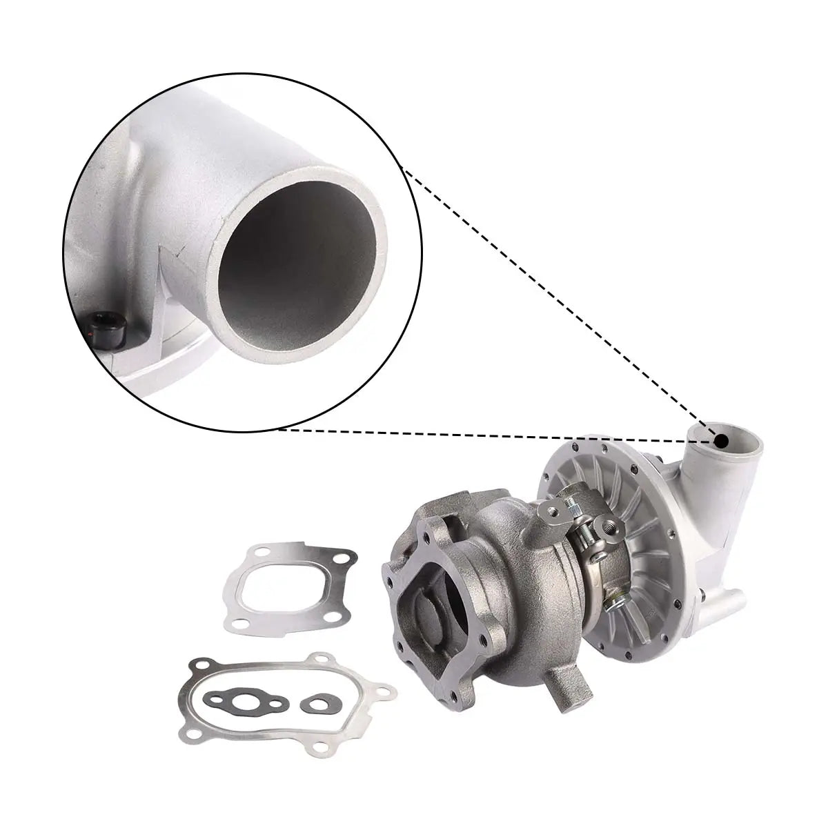 8973628390 4HK1 Turbocharger Turbo for Hitachi ZX230 ZX200 ZX210 - image 4