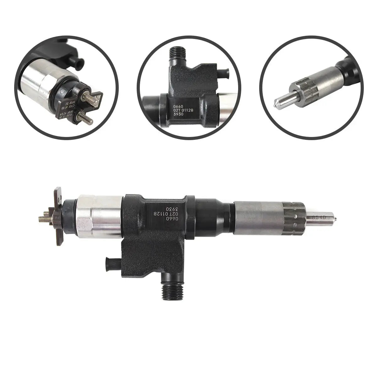 095000-6366 Common Rail Injector Compatible with Isuzu 4HK1 6HK1 Engine